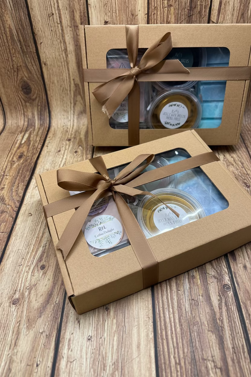 Wax melt gift boxes