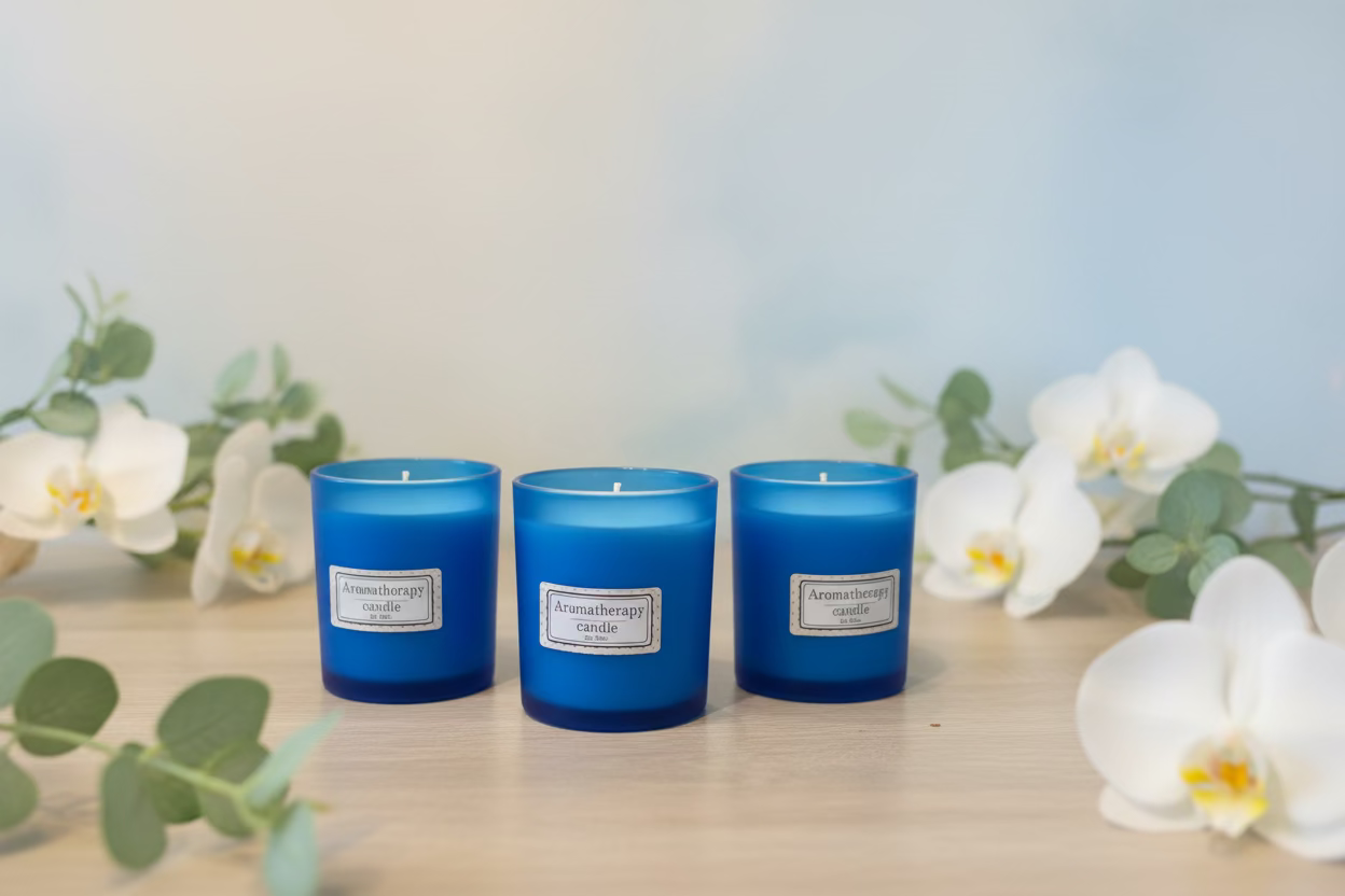 Aromatherapy candle ylang ylang