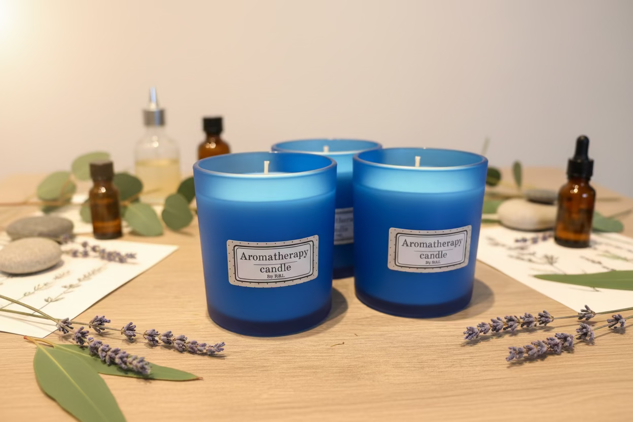 Aromatherapy candle ylang ylang
