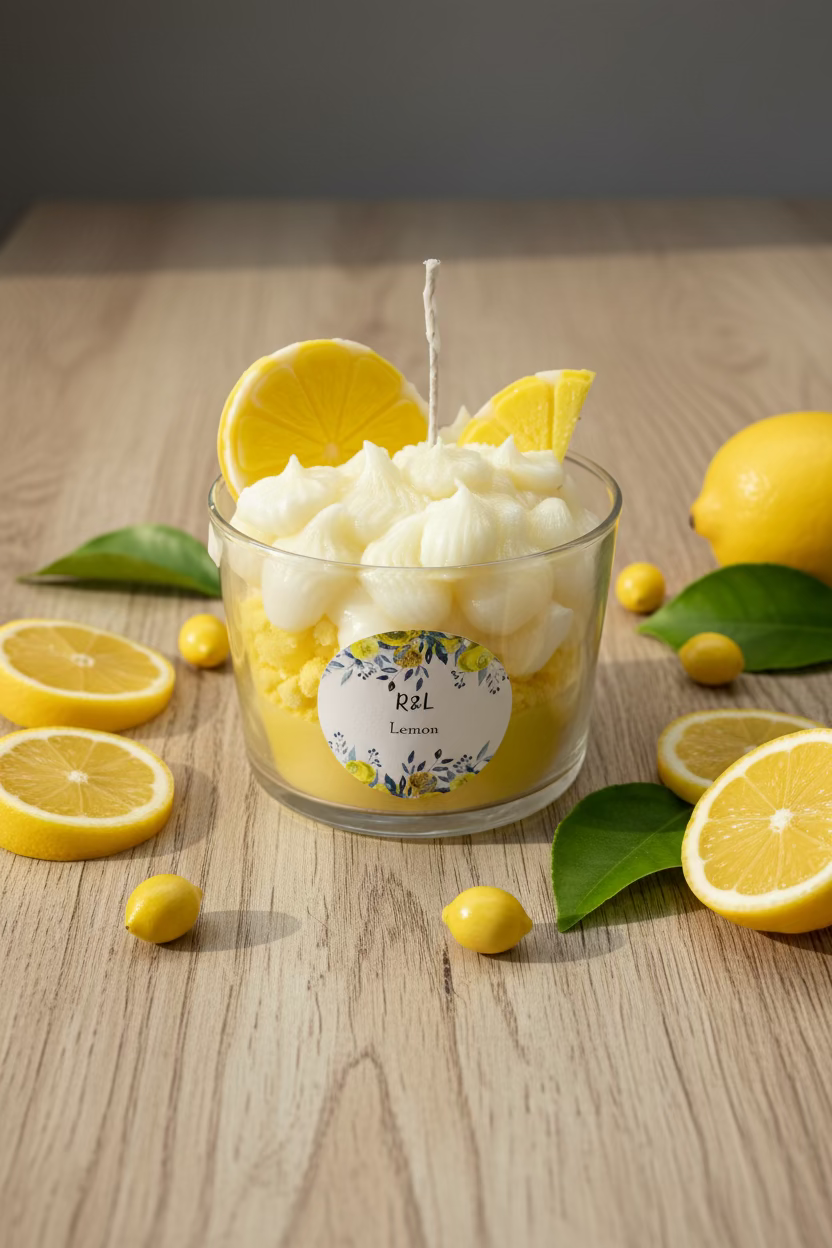 Lemon crumble candle