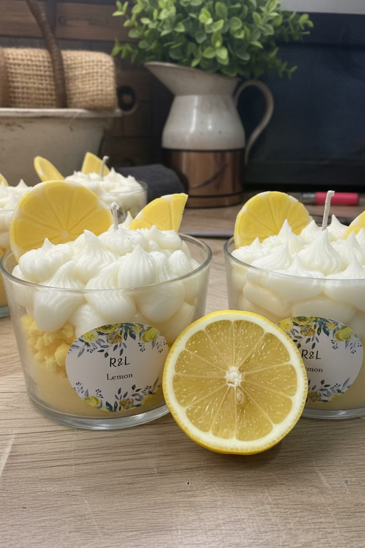 Lemon crumble candle