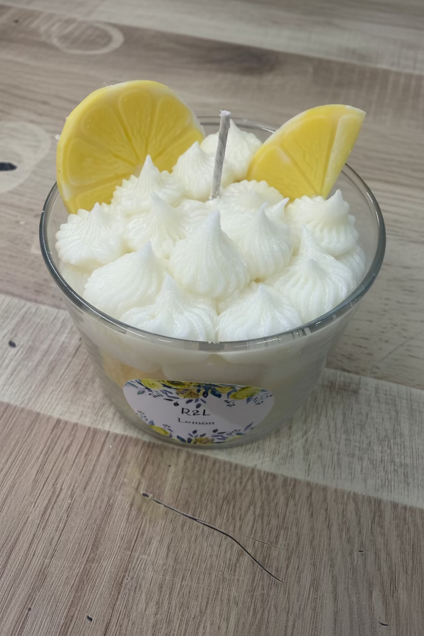 Lemon crumble candle