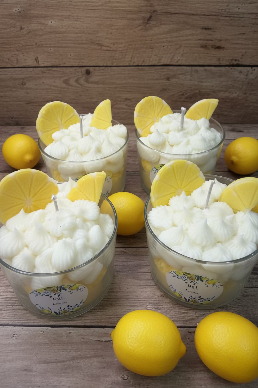 Lemon crumble candle