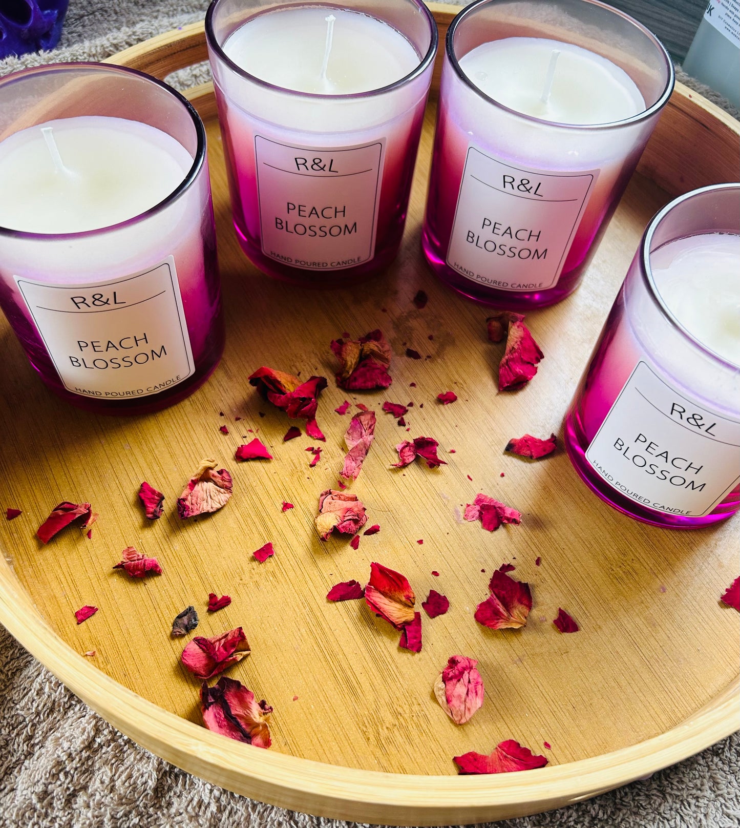 Peach Blossom Candles