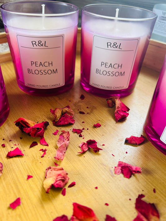 Peach Blossom Candles