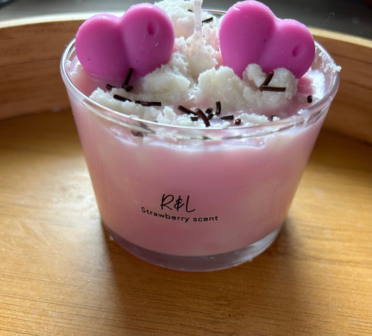 Strawberry Blush Candles