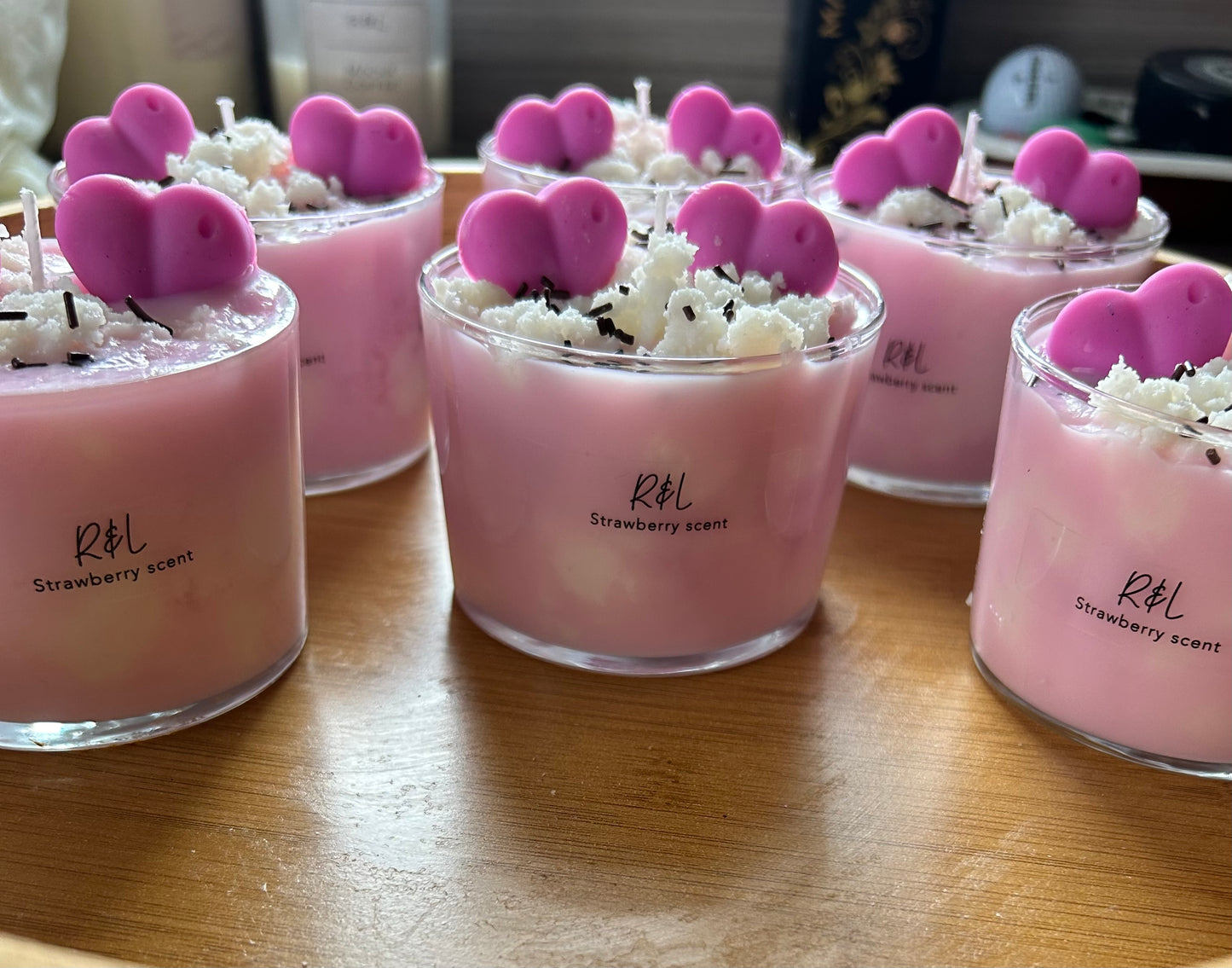 Strawberry Blush Candles