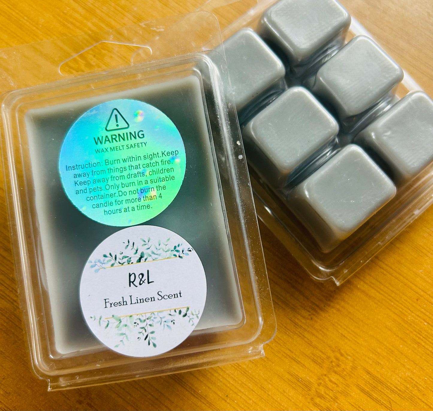 Fresh clean scented wax melts