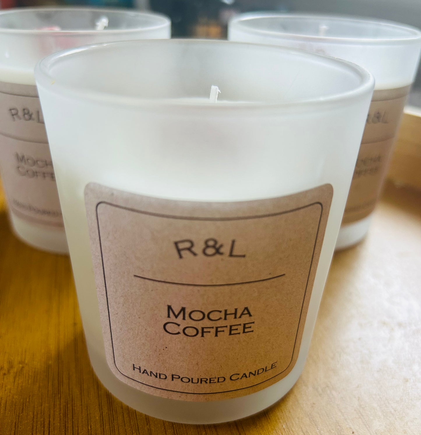 Mocha coffee candle