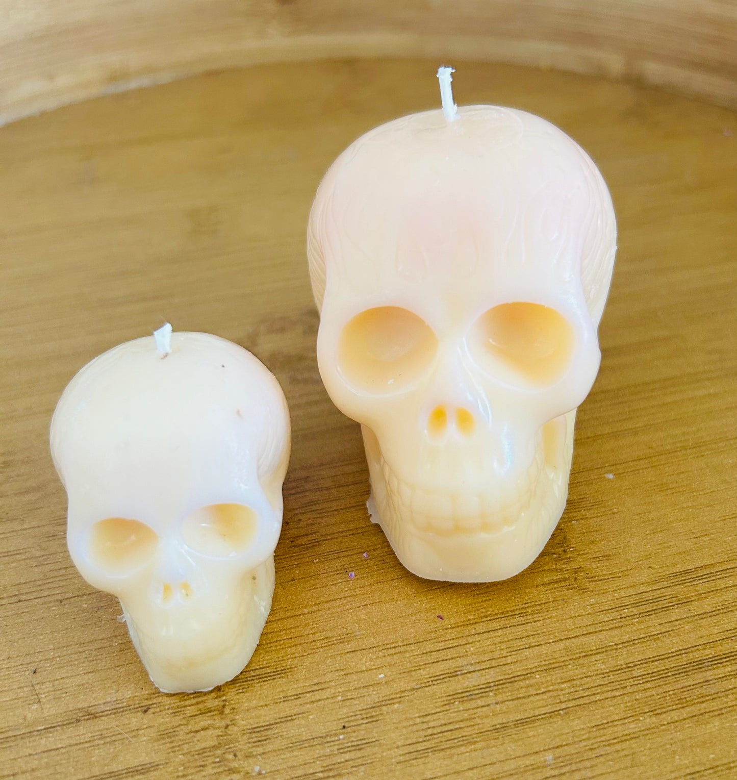 Skull Pillar candles