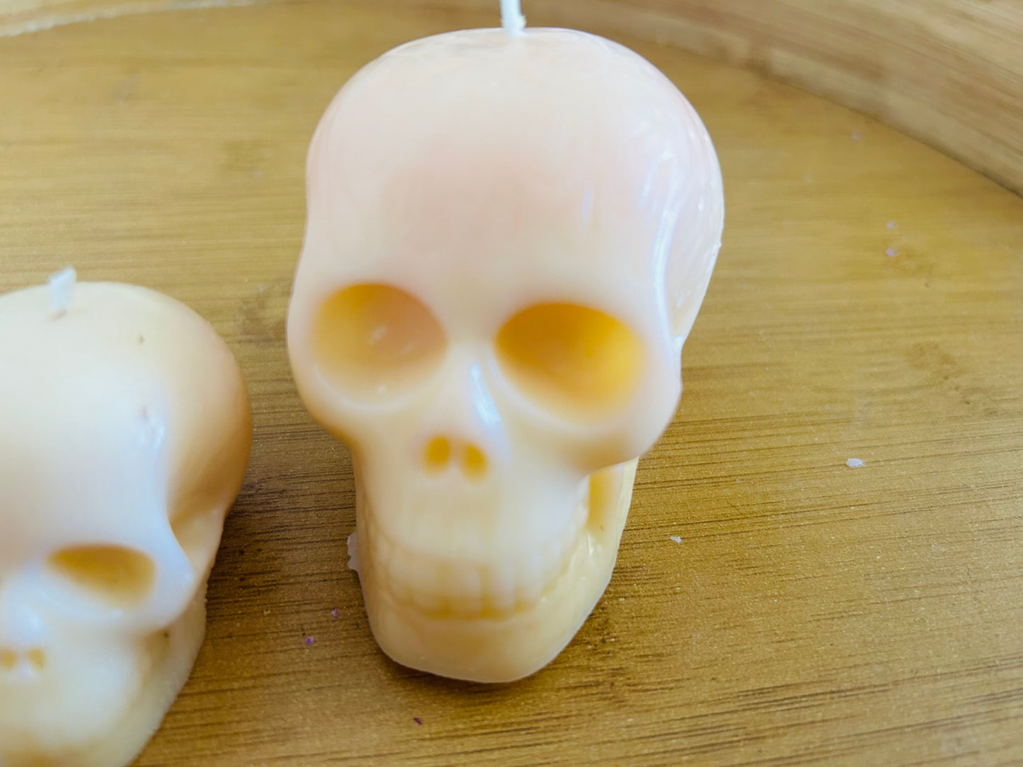 Skull Pillar candles