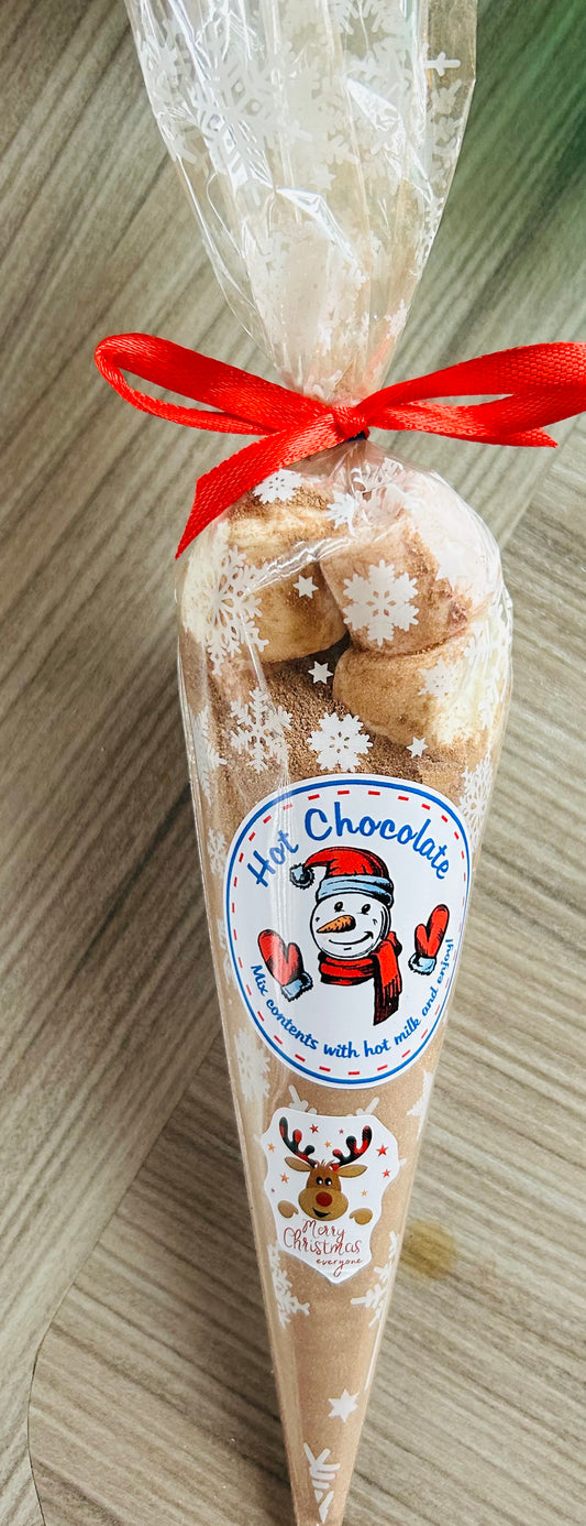 Christmas Hot Chocolate Cones