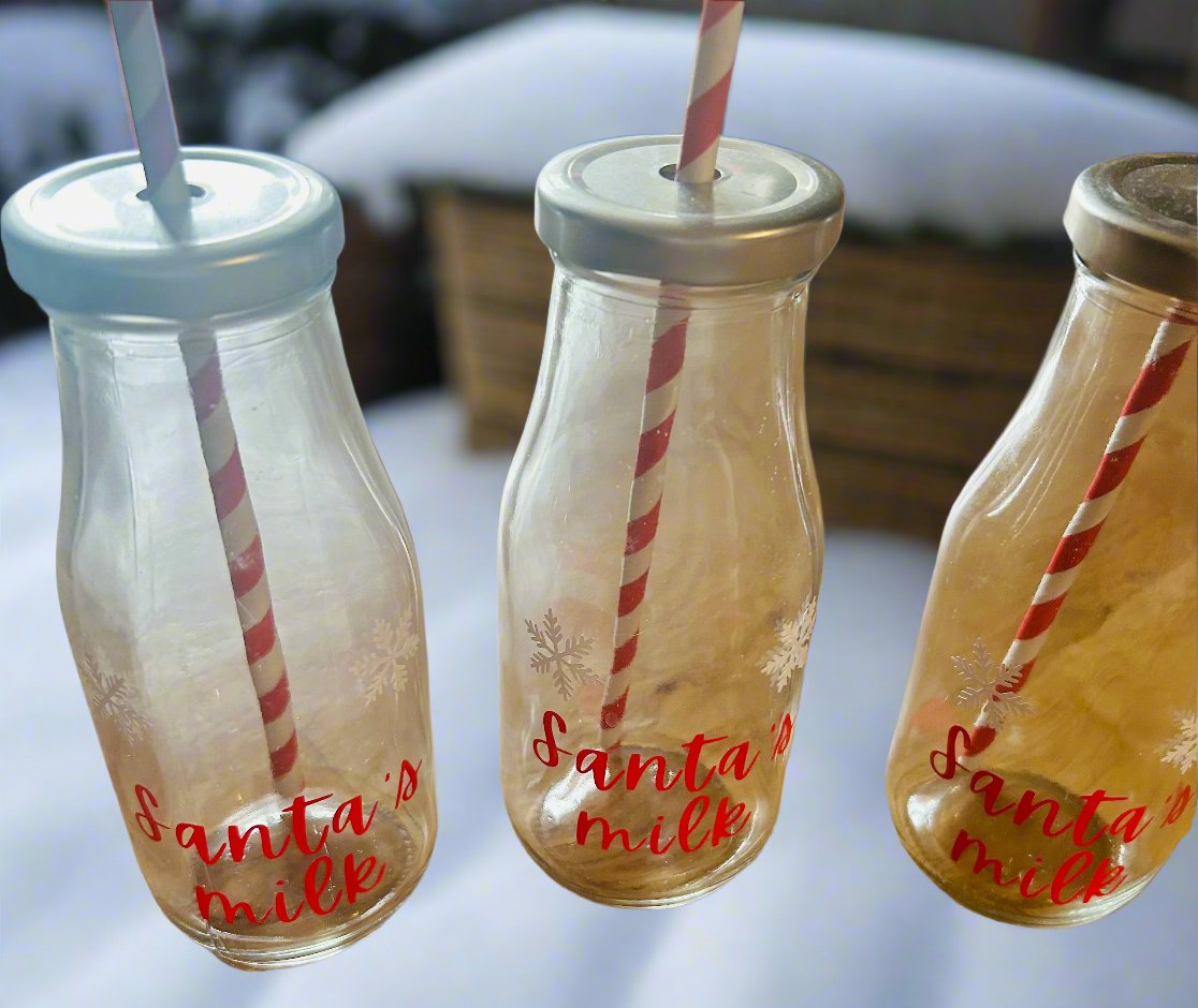 Santa's Milk Bottles