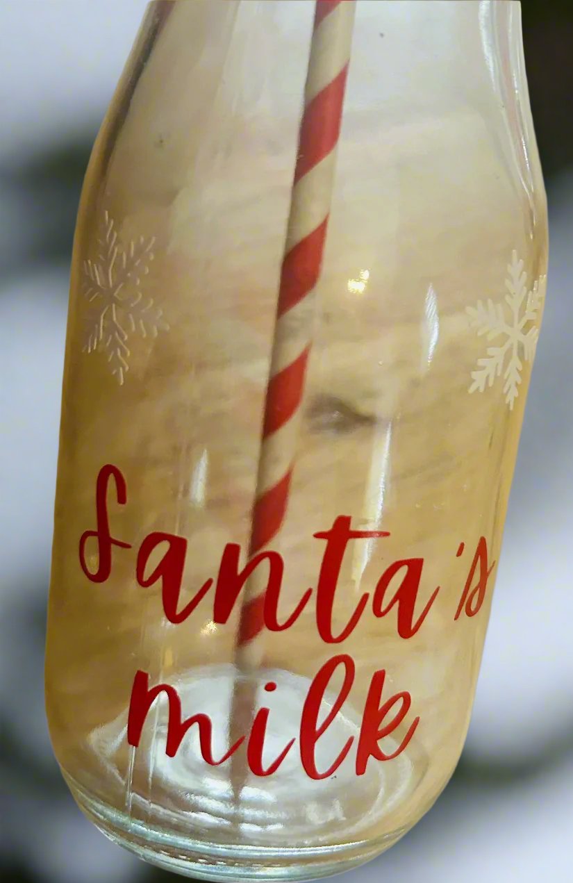 Santa's Milk Bottles