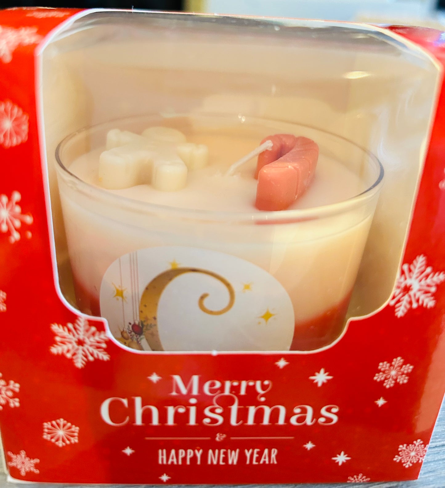 Candy Cane Candle