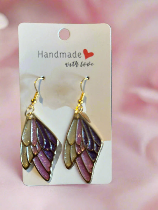 Dangly wing earrings