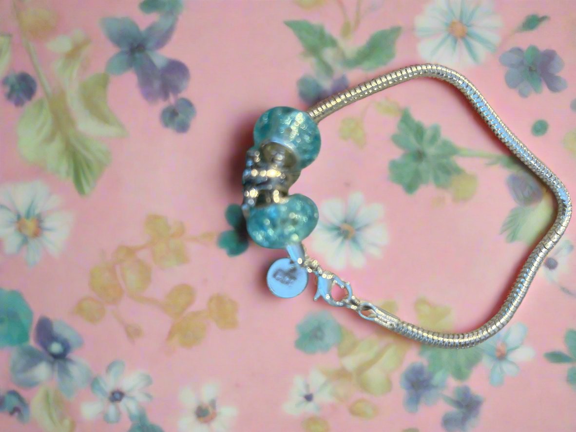 Blue Charm Bracelet