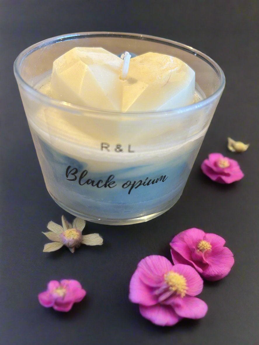 Medium Black Opium Candle